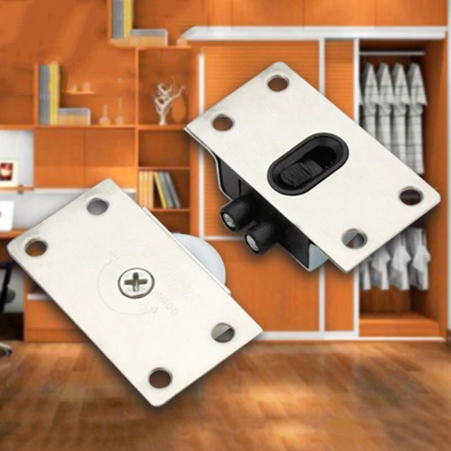 Reino Unido - Rodillos de puerta doméstica rueda corredera armario/muebles/equipamiento