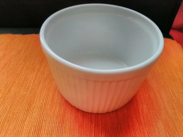 Porcelaine Pillivuyt blanche -  ramequin 9cm  - Vintage