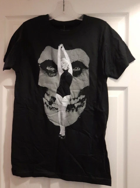 new MISFITS Marilyn Monroe Fiend Club Men's T Shirt Black Small Rare!