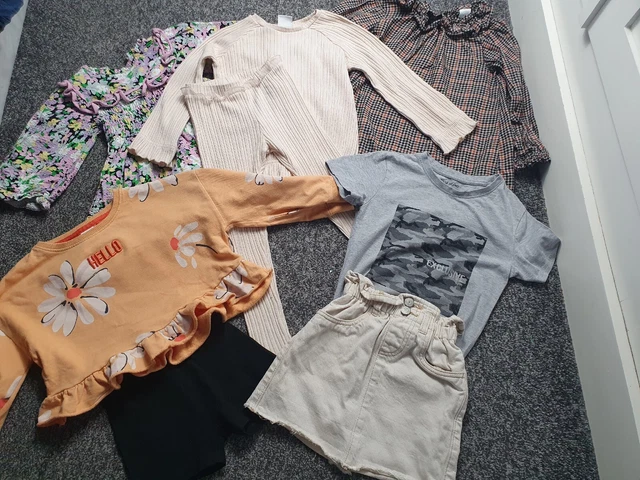 Set di abiti per ragazze Next River Island & Zara età 4-5 anni