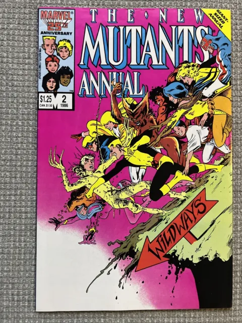 New Mutants Annual 2 - First Betsy Braddock Psylocke Marvel Comics 1986