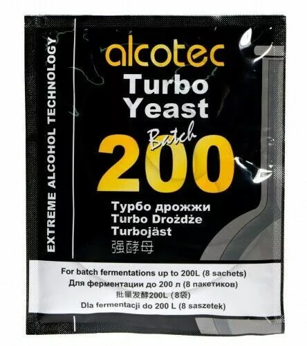 Alcotec BATCH 200 Super Yeast Acohol Spirit Up to 200L FREE P&P