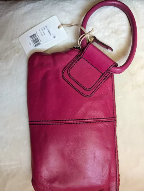 Hobo International SABLE Wristlet (discontinued color)FUSCIA GETLY USED