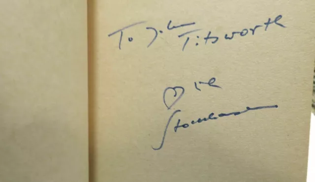 Karlheinz Stockhausen Compositor Experimental Libro Firmado Con Boceto De Corazón 3