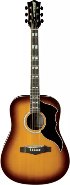 GUITARE ELECTRO ACOUSTIQUE EKO RANGER VR6-EQ-HB Dreadnought HONEY BURST