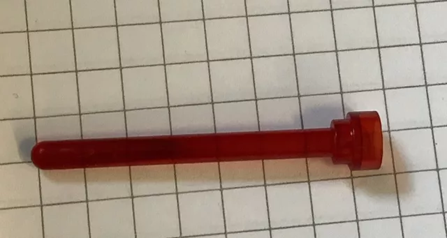 LEGO Classic Space 1 Antenna Red Clear