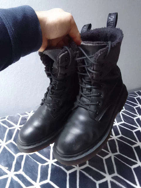 DR MARTENS 1460 Kolbert Wintergrips Boots Size UK 6 Women s 34.99