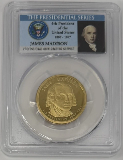 2007 S $1 James Madison Dollar PCGS PR70DCAM $1.09 - PicClick AU