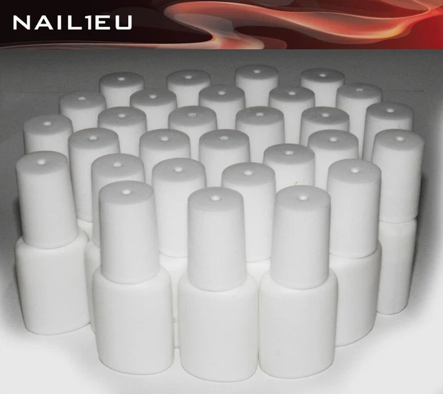 Set Puntas Pegamento Con Pincel 7,5g X 50 Pieza,Adhesivo Clavos,para Puntas,de