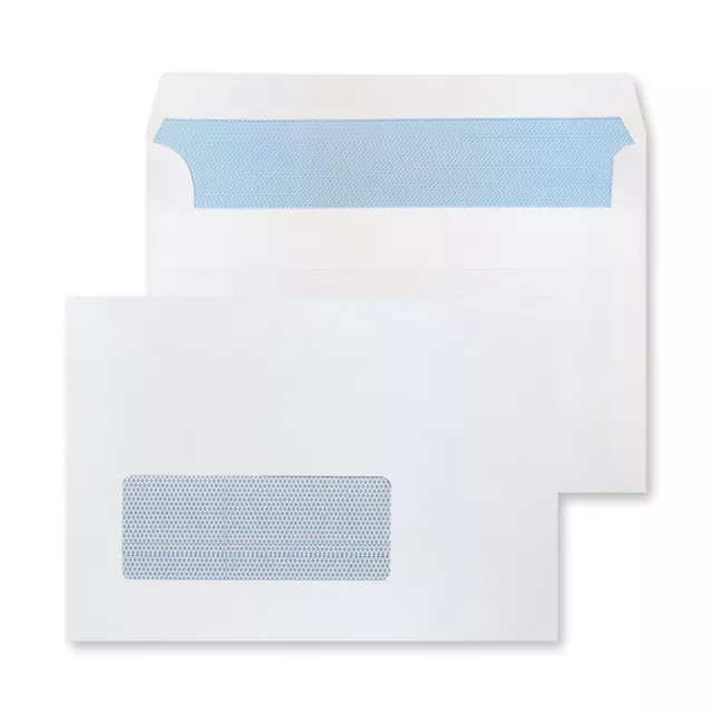 Quality Self Seal Envelopes - White & Manilla - All C6 C5 C4 Dl Plain & Window 3