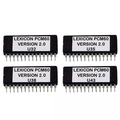 Lexicon PCM60 Firmware OS Update Eprom Logiciel Final Version 2.0 Eprom Pcm-60