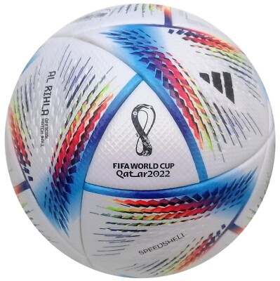 ADIDAS FOOTBALL AL Rihla Pro World Cup 2022 Pro Matchball Game Ball Gr ...