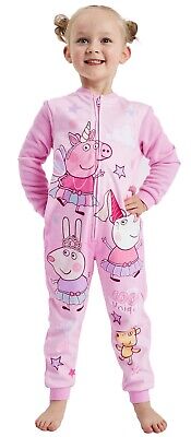 Girls Peppa Pig All in One Character Nightwear 12 Mths-6 Years