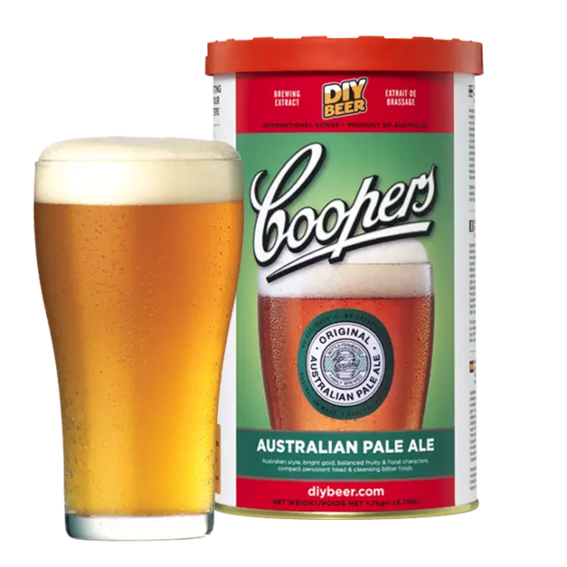 COOPERS 40 Pint (23L) Australian Pale Ale 1.7kg Kit - Home Brew Craft Beer Lager