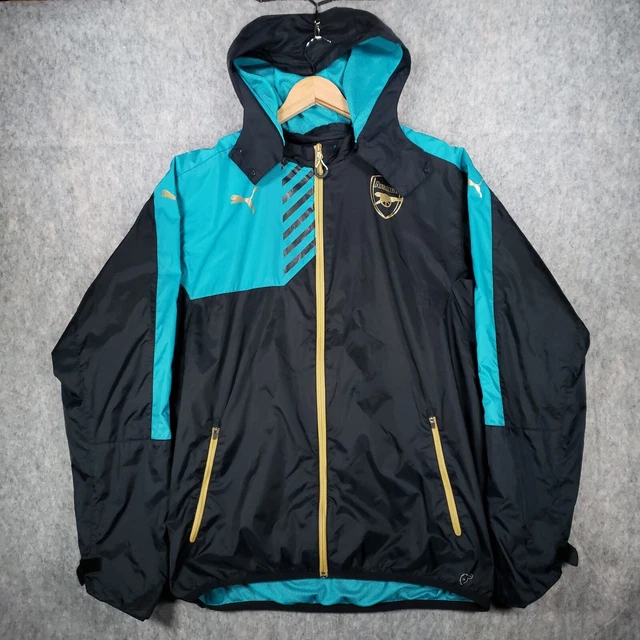 Puma arsenal long bench jacket hotsell