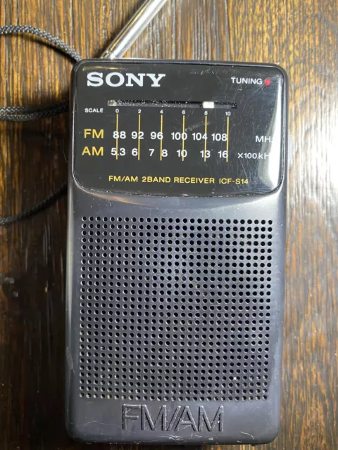 mini radio sony icf s14 funciona - Compra venta en todocoleccion