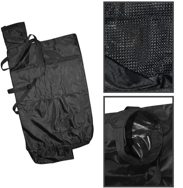 Wessper Sac Universel Aspirateur/Souffleur Feuilles – Ø 23 Cm – 40 L – Renforcé Non Tissé – Fermeture Éclair
