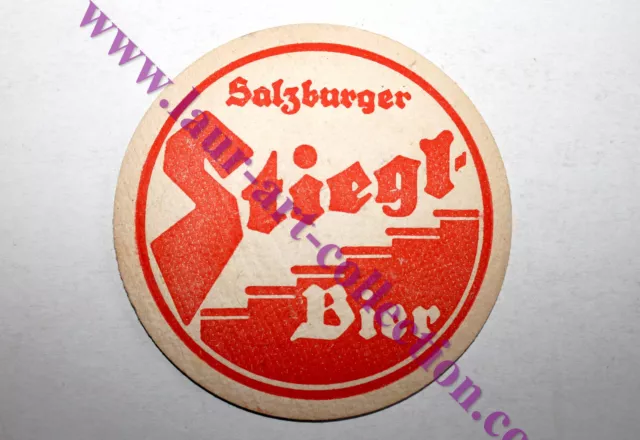 Stiegl Salzburger - Sous Bock, Dessous Verre Biere Alcool Allemand, Beer Coaster