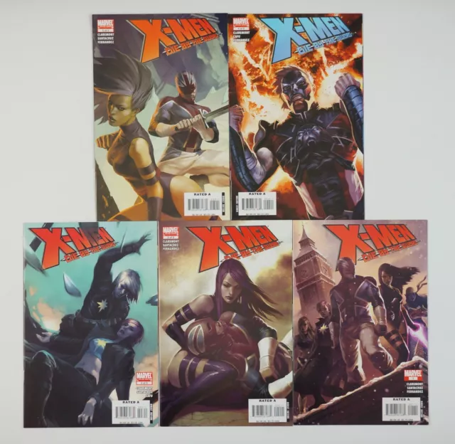 X-Men: Die by the Sword #1-5 VF/NM complete series Captain Britain Claremont set