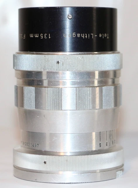 Enna-Werk Tele-Lithagon 135mm f/3.5 For Modified Argus C4 Free USA Ship