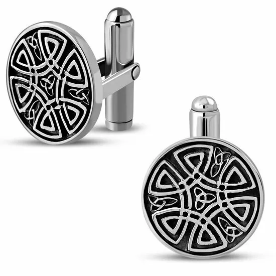 Sterling Silver 925 Celtic Cufflinks- NEW IN- BEAUTIFULLY MADE