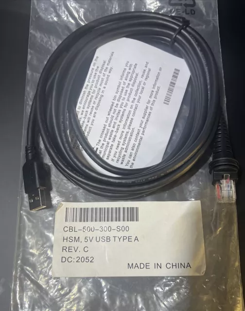 Honeywell CBL-500-200-S00 USB Cable 2