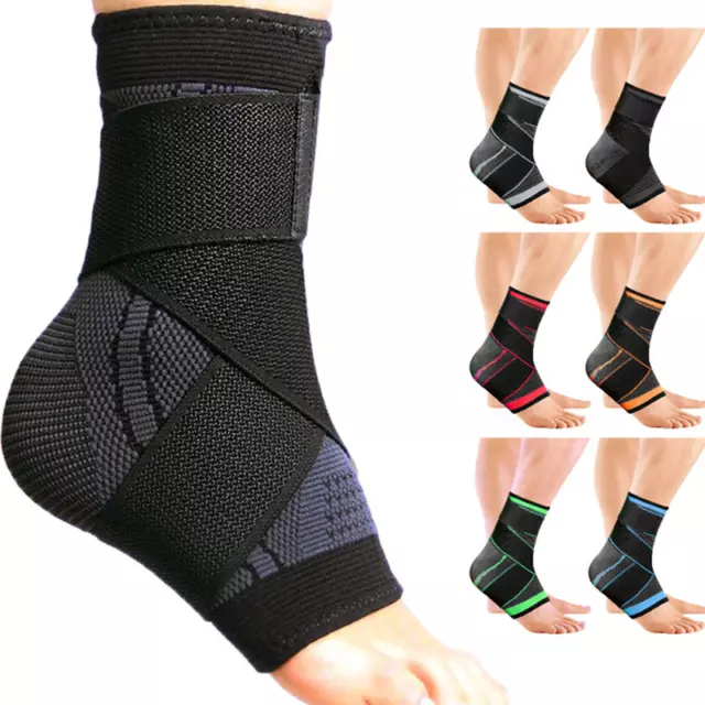 Adjustable Ankle Support Compression Ankle Brace Protector for Running Soccer