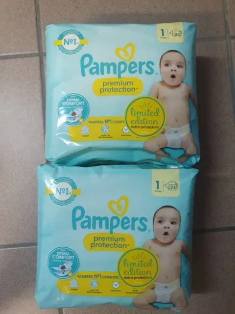 PAMPERS Premium Protection Taille 4 8-16 kg 168 couches PACK 1 MOIS