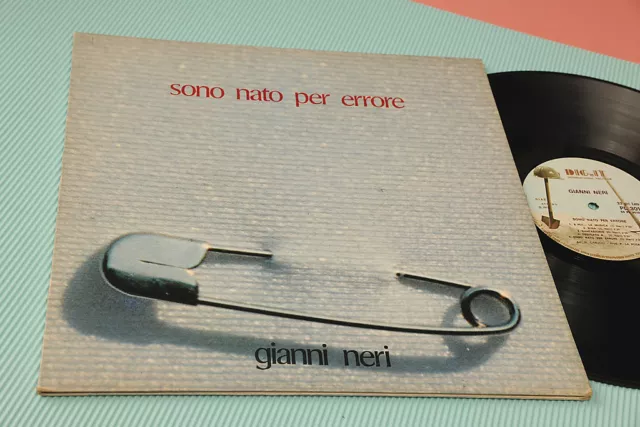 Gianni Neri Lp Sono Nato Per Errore 1°St Orig Italy Prog 1977 Nm ! Gatefold Cove