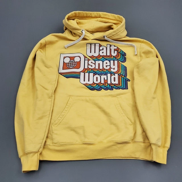 WALT DISNEY WORLD Hoodie Womens Small Long Sleeve Spell Out