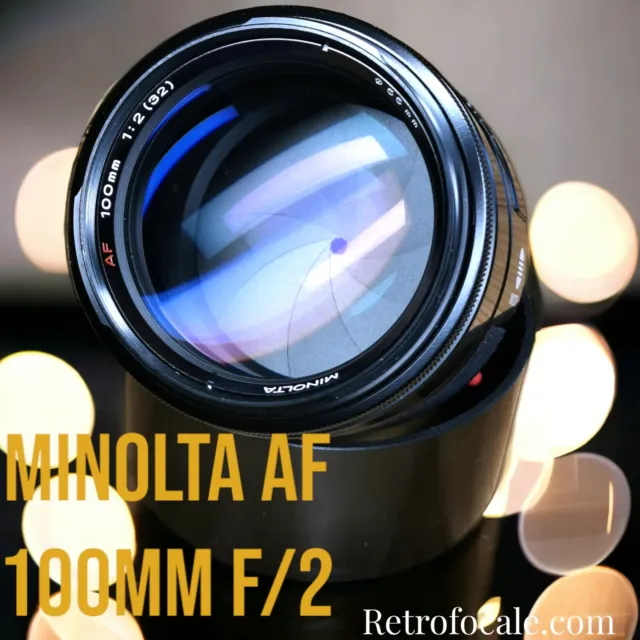 🖤 Minolta AF 100mm F/2 🖤   by  Retrofocale.com