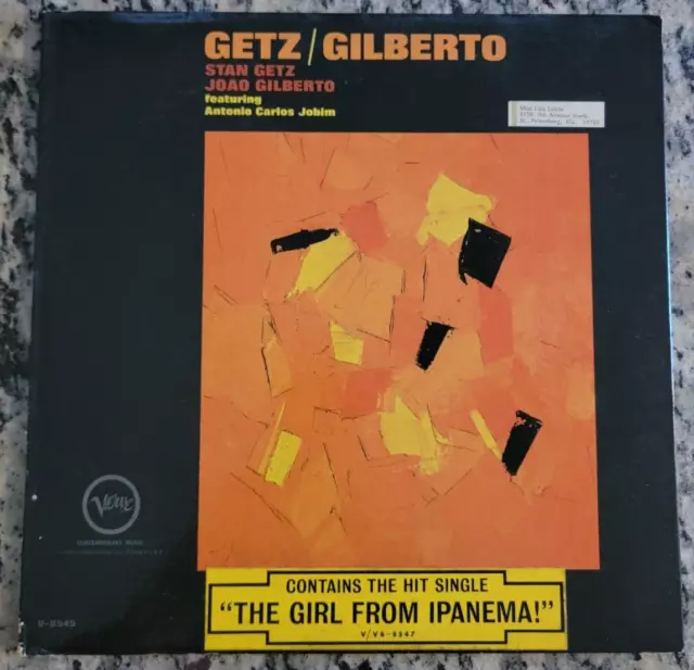 STAN GETZ & Joao Gilberto ~ Getz / Gilberto ~ gatefold 1964 Verve V ...