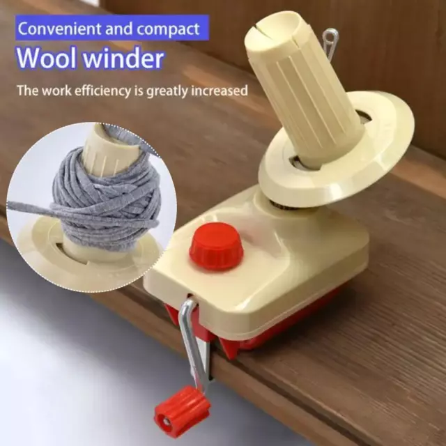 Hand Operated Yarn Winder Fiber Wool Manual Handheld String Winder Machine NEWS