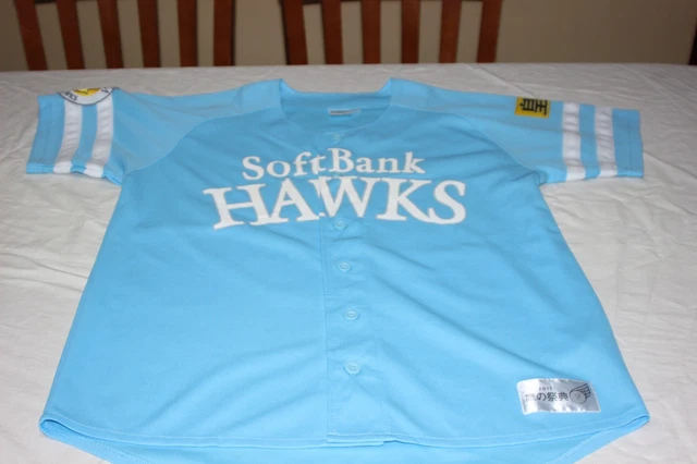 Maillot Baseball Fukuoka Hawks Japon - Majestic Taille L