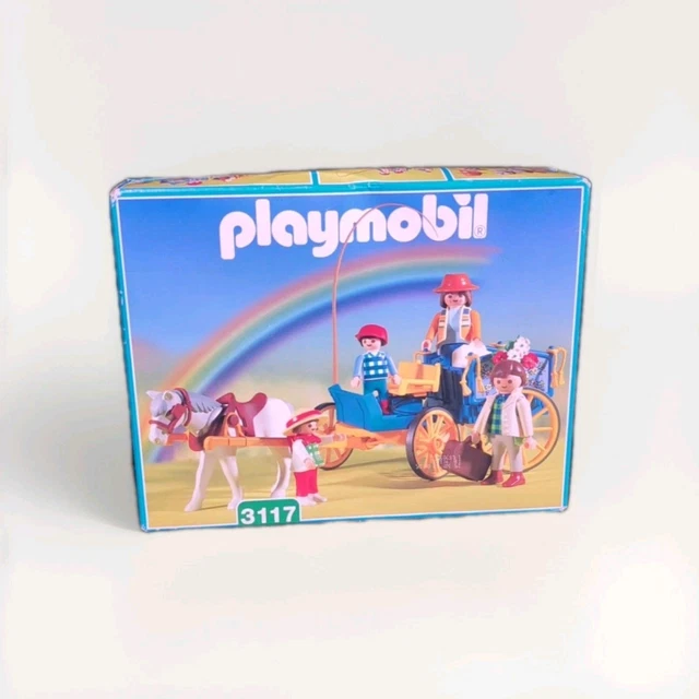 PLAYMOBIL 3072 Ferme Avec Panda – Set Complet De 1999, NEUF Et Rare !
