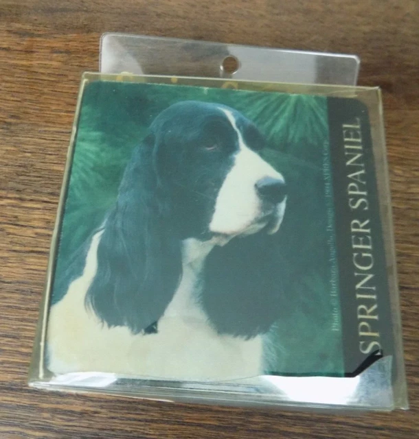 English Springer Spaniel Set 4 Coasters Novelty Drink Cup Mat Gift