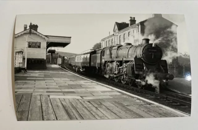 Br Railway Locomotive Photograph - Builth Road High Level  Station   -  A977