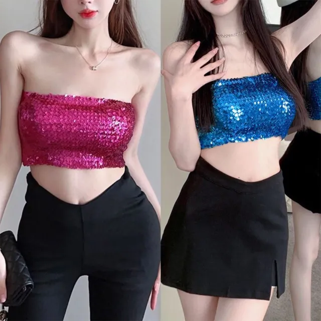 Women Invisible Seamless Strapless Wrap Chest High Elastic
