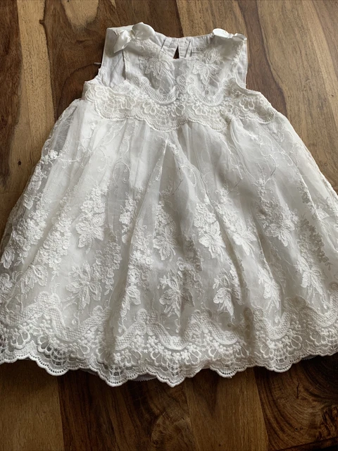 Stunning Mamas And Papas Baby Girl wedding party dress 18-24m