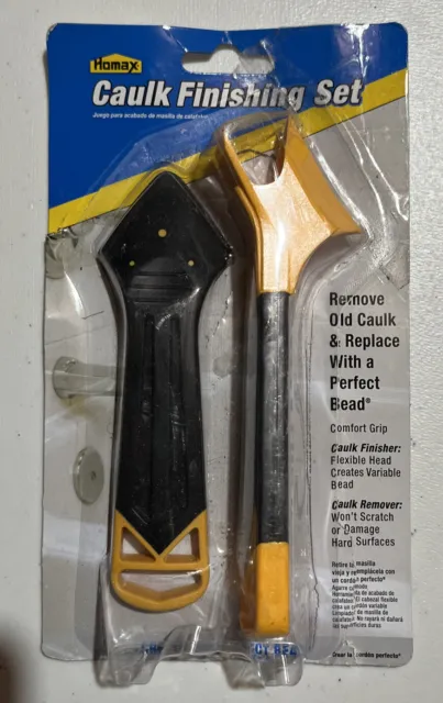 Homax Caulk Finishing 2 Piece Set Includes Remover and Bead Maker New
