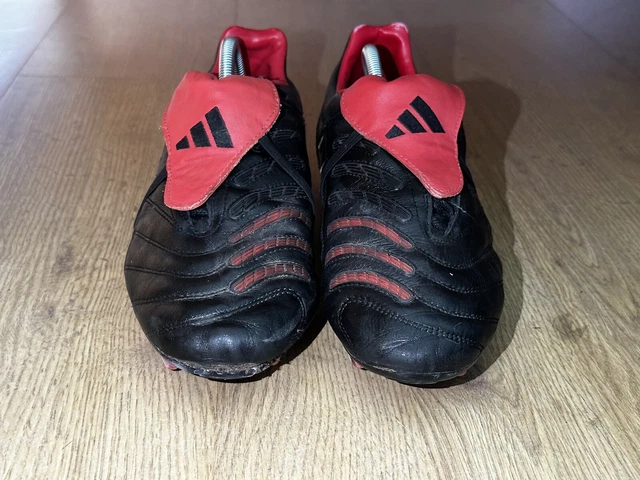 ADIDAS PREDATOR PULSE II 2 Blackout FG Black Red White UK 9 69.95 PicClick UK