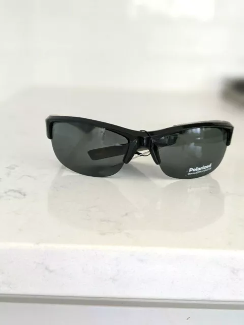 SOLAR COMFORT BLACK Light Weight Polarized Sunglasses 100% UVA/UVB $10.99 -  PicClick