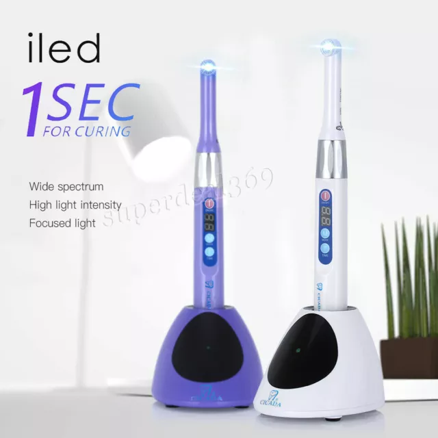 Dental Wireless Cordless Curing Light Lamp iLED 1 second LED Cure Light UK 2