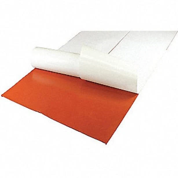 Rubber Strip, Silicone, Rubber Width 36 in, Rubber Length 12 in, Rubber Thick...