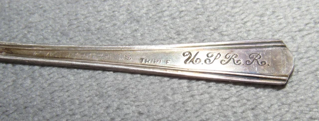 Small Vintage UNION PACIFIC RR Silverplate Spoon – Victor Silver Co