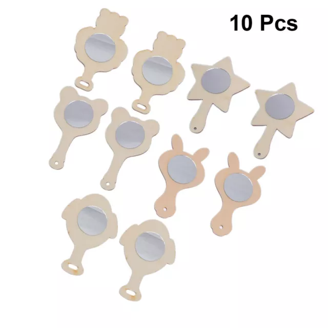 10 Pcs Mini-Spiegelspielzeug Kreative Spiegelspielzeuge Kind Kunsthandwerk 2