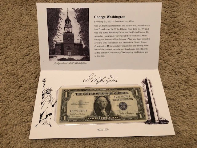 1935 or 1957 Silver Certificate BLUE SEAL LIMITED EDITION