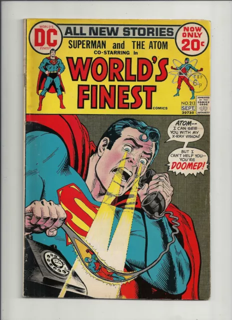 Worlds Finest  #213  VG/FN