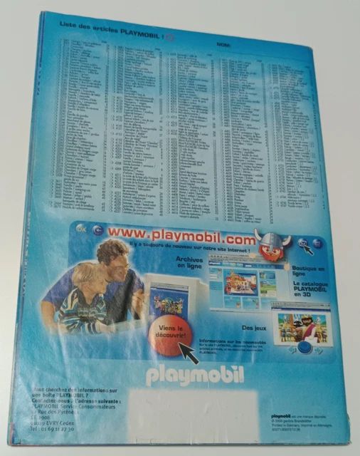 ANCIEN CATALOGUE PLAYMOBIL Annee 2007 EUR 3,00 PicClick FR
