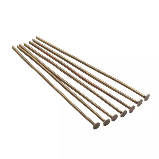 15mm-70mm Flat Head Pins For Jewelry Making Findings Headpins DIY Supplies